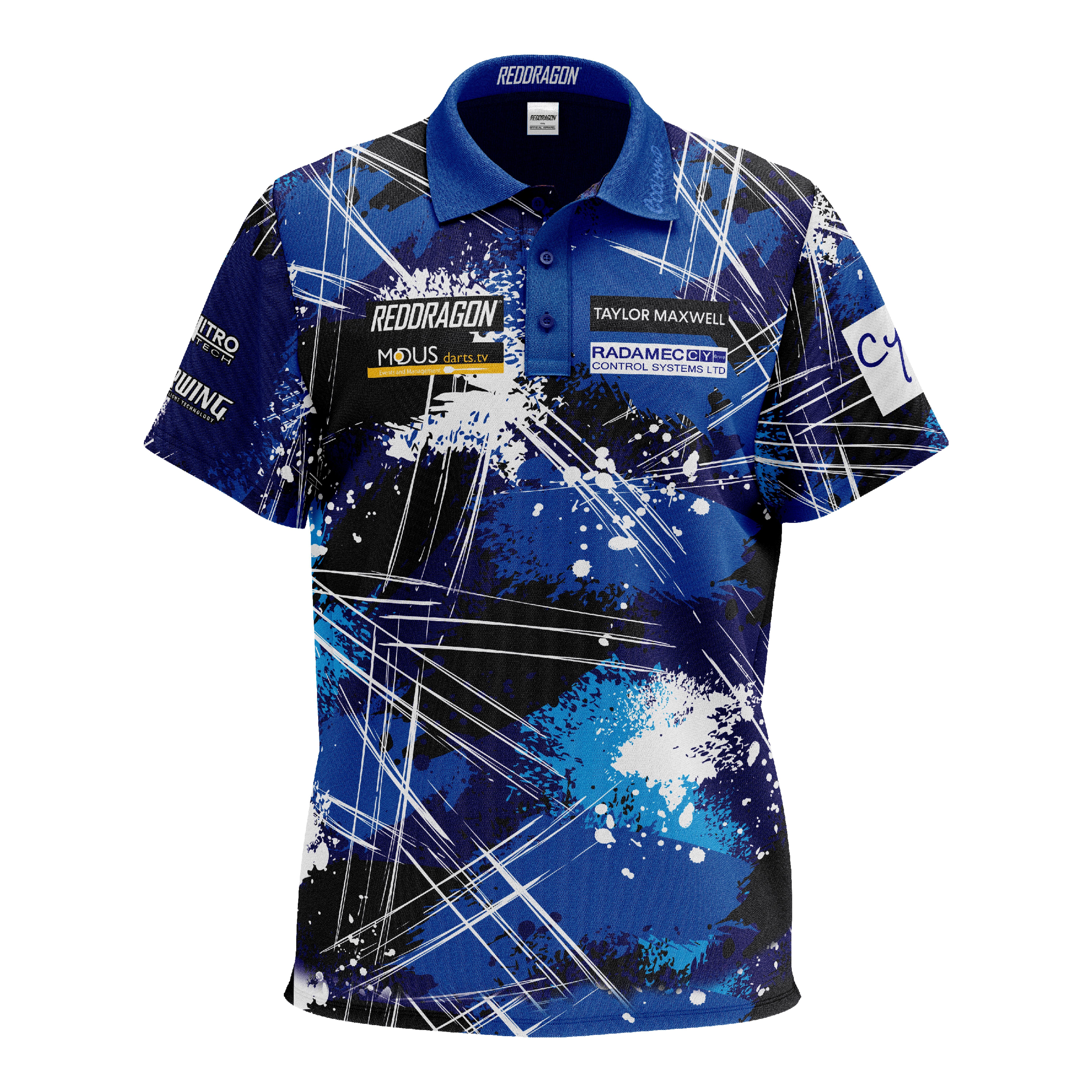 Red Dragon Luke Humphries World Champion Tour Polo Dartshirt