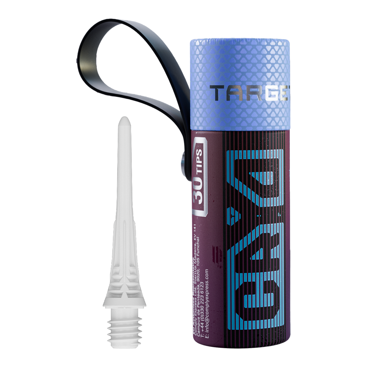 Target Cryo Soft Dart Tips 30 Pack - White Target Cryo Softdartspitzen 30er Pack - Weiß sind in einer Packung zu sehen. Die weißen Spitzen eignen sich für Softdarts.