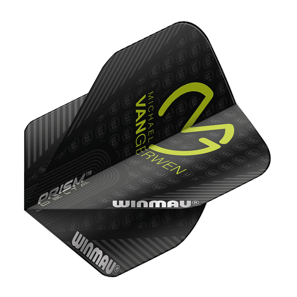 Winmau Prism Delta MvG Black Standard Flights