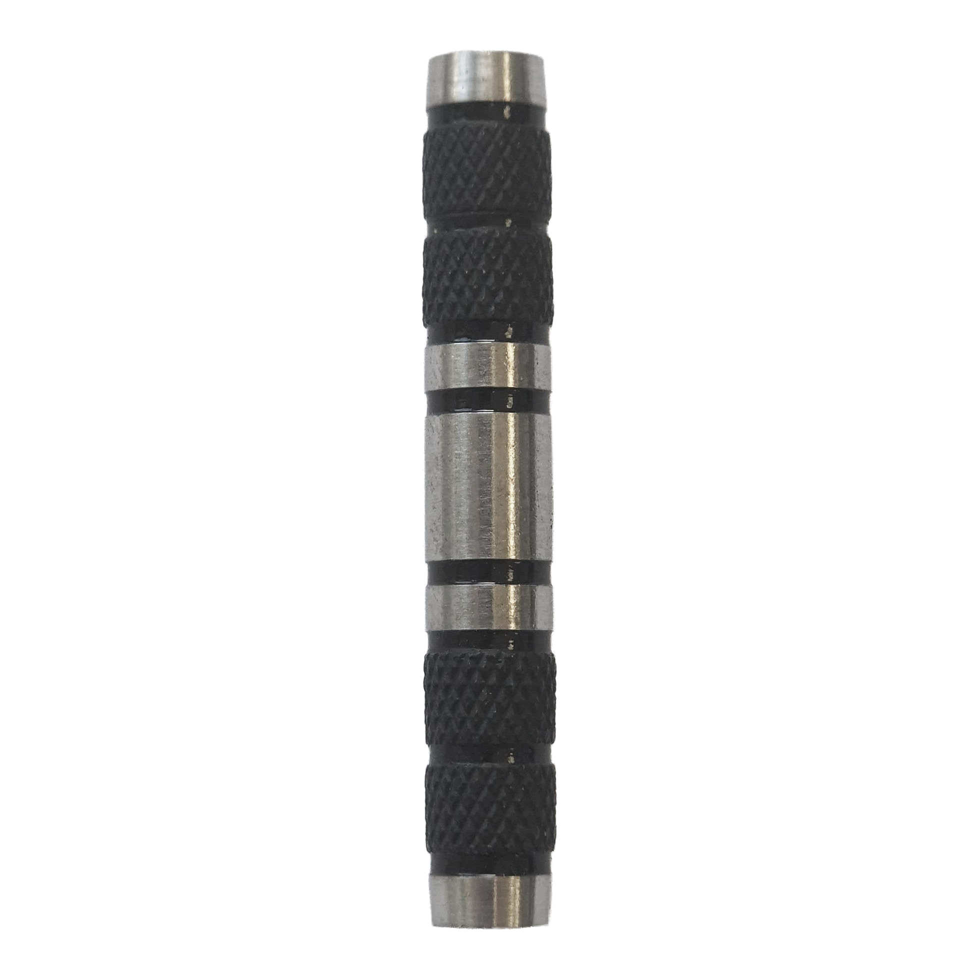 McDart Knurled Black Softdart Barrels - 18g werden dargestellt. Diese schwarzen Softdart Barrels haben eine gerändelte Oberfläche und wiegen 18 Gramm.