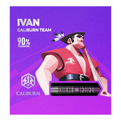 Caliburn Awakening Ivan Softdarts - 20g Das Bild stellt die Caliburn Awakening Ivan Softdarts - 20g dar. Diese Darts sind optimal für Softdart-Enthusiasten.
