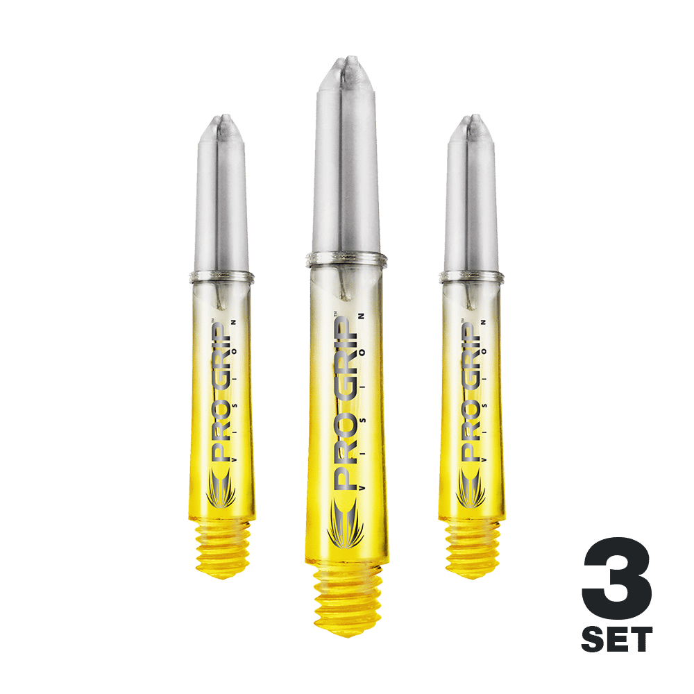 Target Pro Grip Vision Shafts - 3 Sets - Yellow