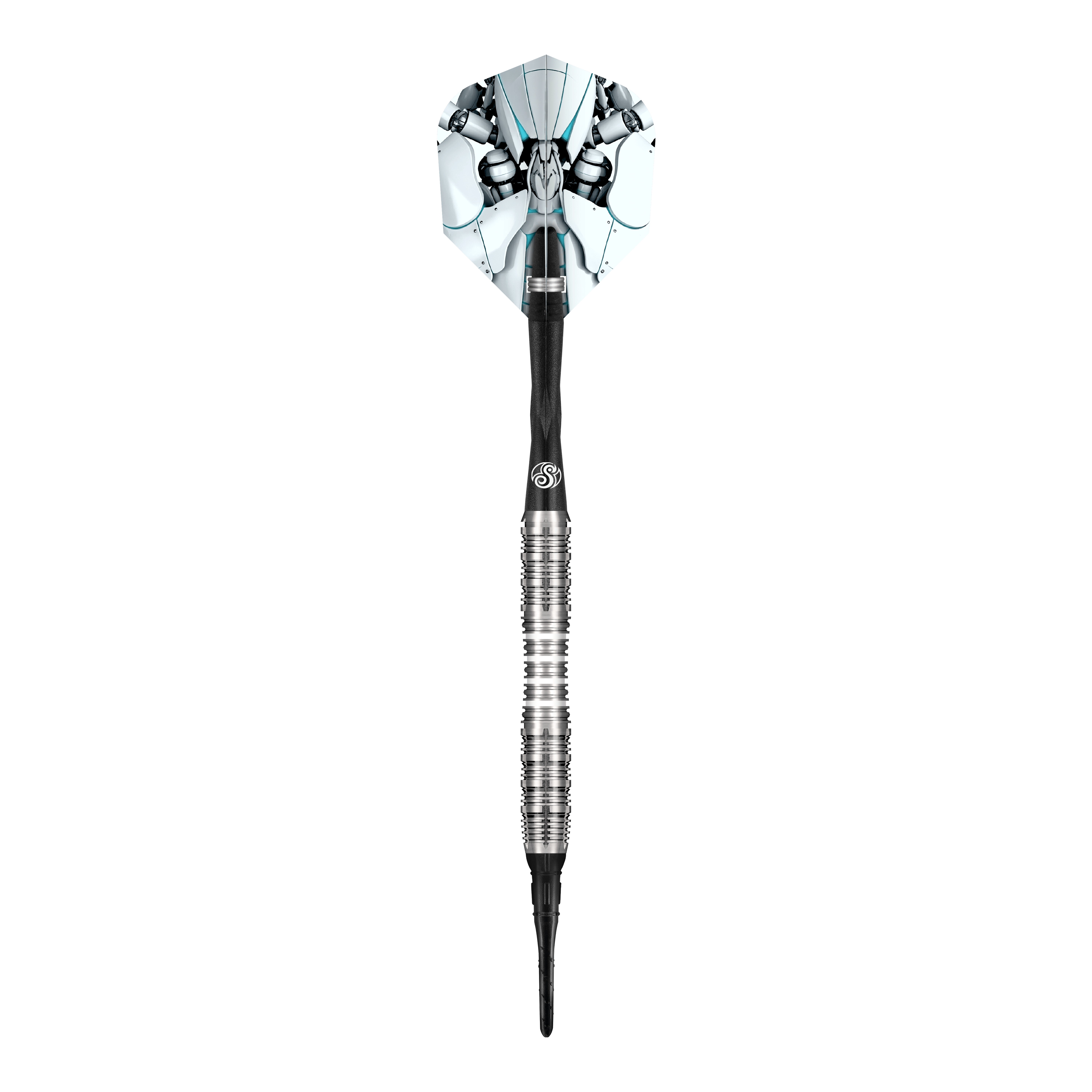 Shot AI Scorpula Soft Darts - 20g Abgebildet ist ein Shot AI Scorpula Softdart mit 20g Gewicht. Das Produkt ist schlank und speziell für präzises Werfen entwickelt.