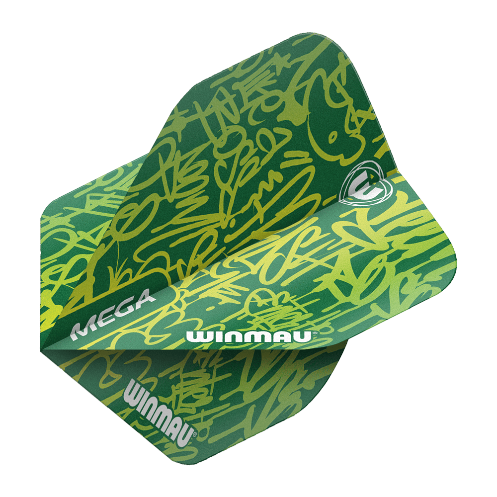 Winmau Mega Green Standard Flights