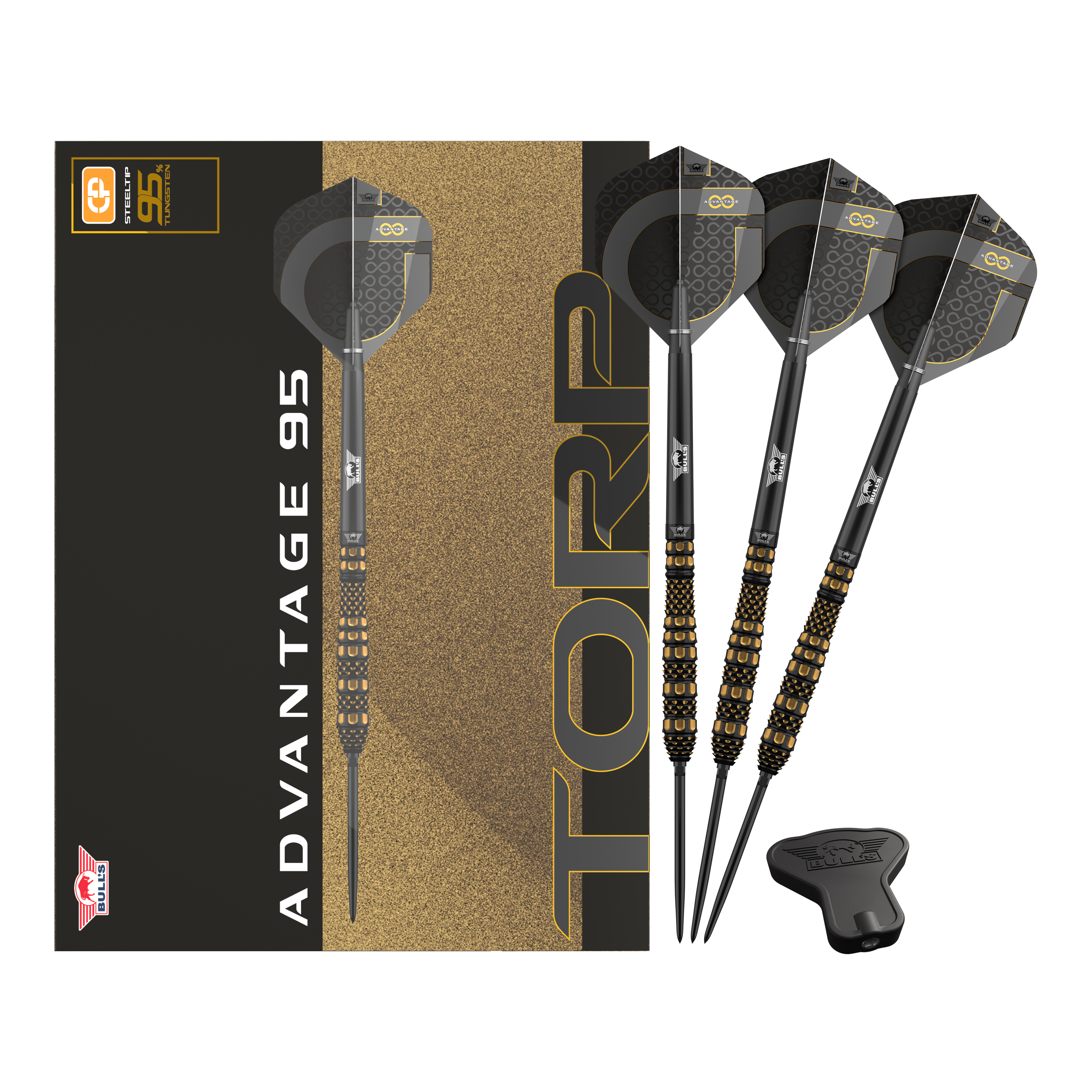 Bulls NL Advantage 95 Torp Convertible Point Steel Darts Bulls NL Advantage 95 Torp Convertible Point Steel Darts