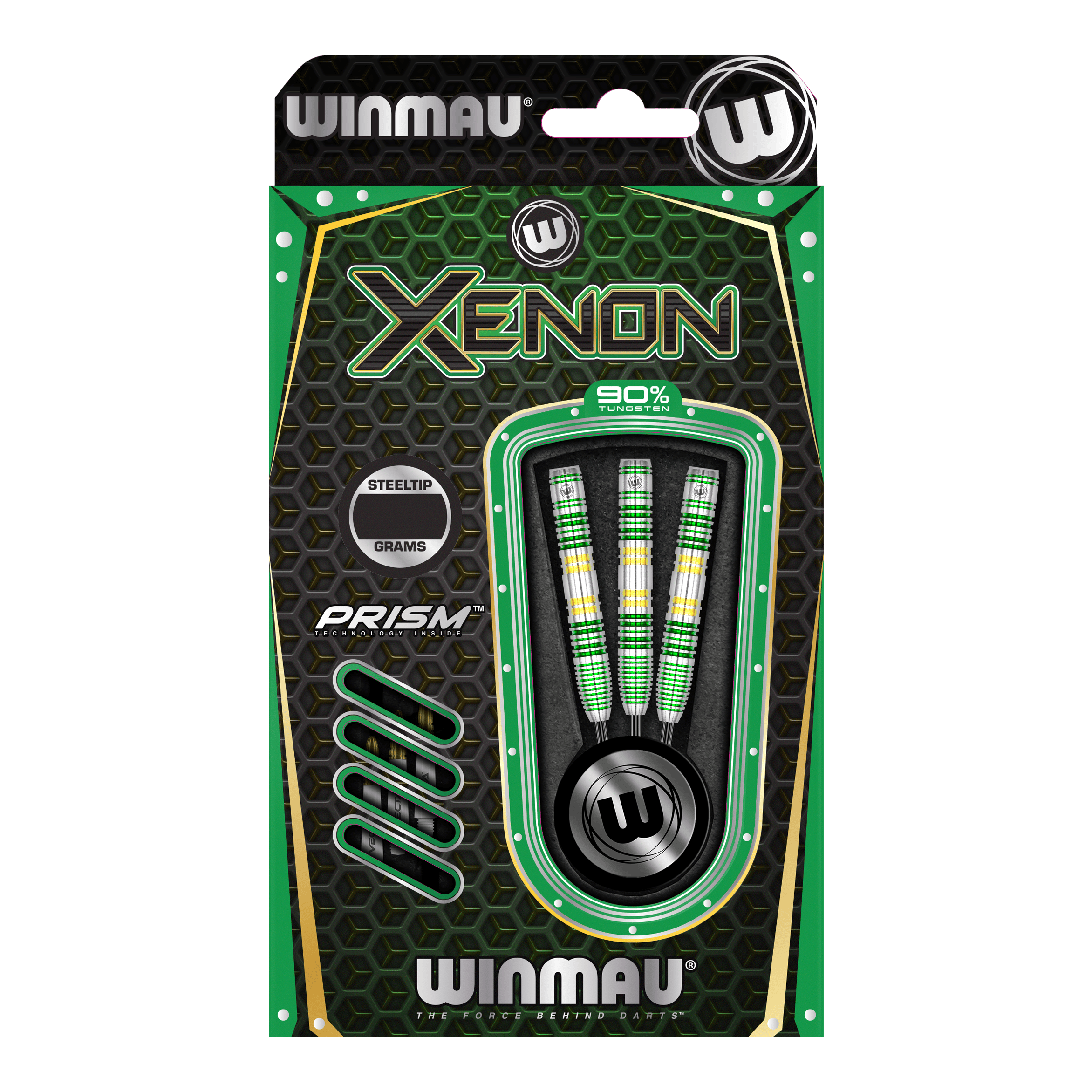Winmau Xenon Steeldarts Zusätzliche Ansicht der Winmau Xenon Steeldarts. Die Produkte sind als Gruppe dargestellt.