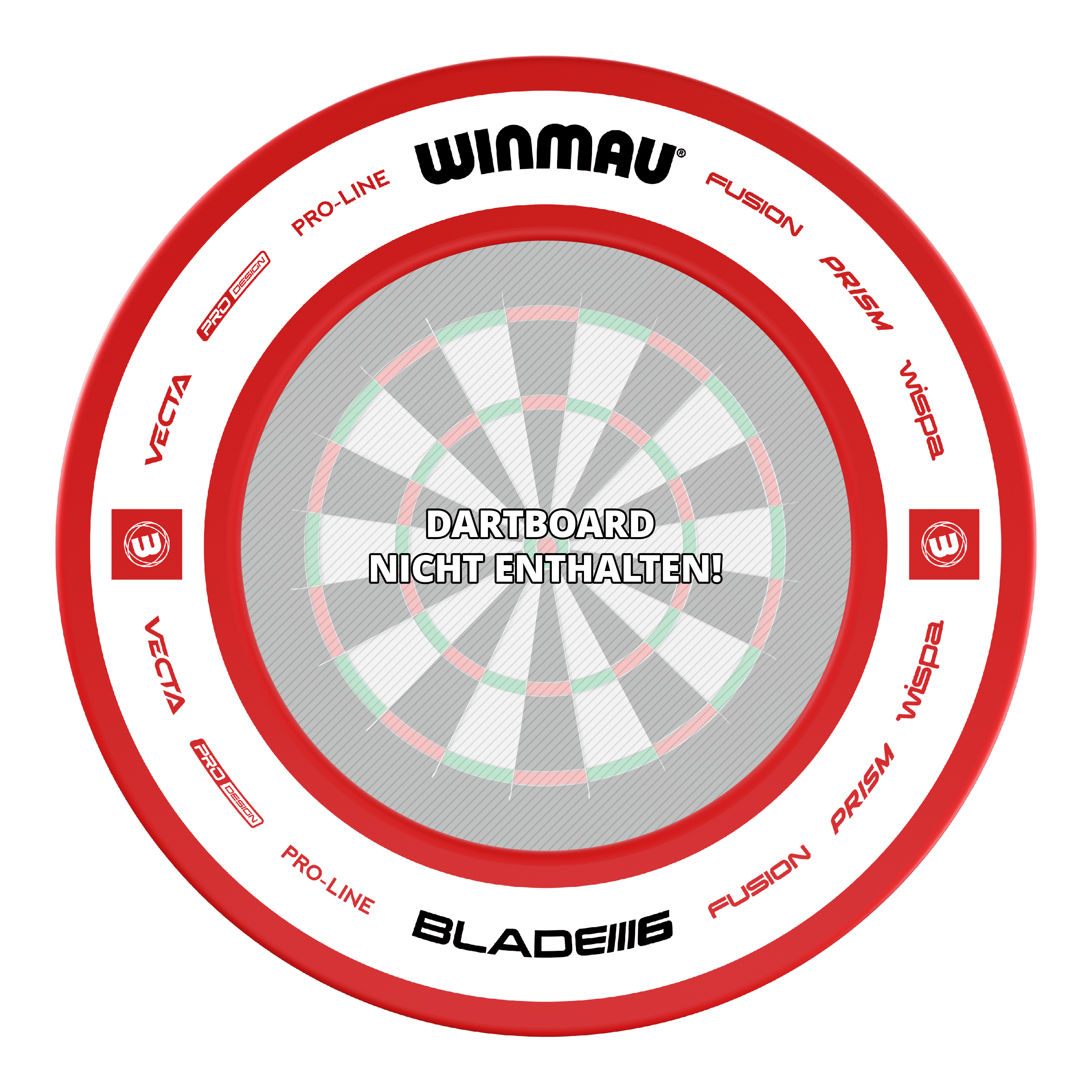 Winmau Pro-Line 2.0 Dartboard Surround - Rot