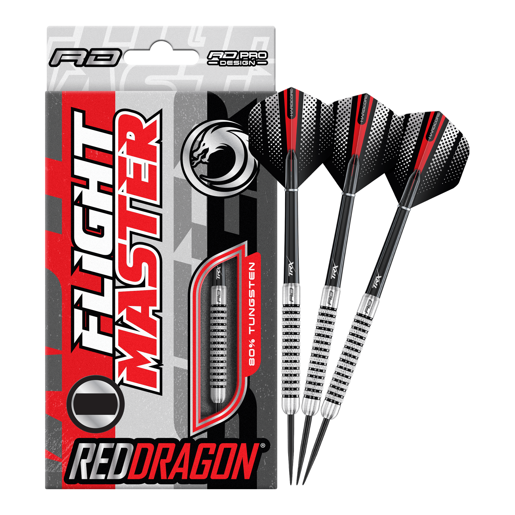 Red Dragon Flightmaster Fury 2 steel darts - 25g Zu sehen ist das Produkt Red Dragon Flightmaster Fury 2 Steeldarts mit einem Gewicht von 25g. Die Steeldarts sind optimal für ambitionierte Spieler geeignet.