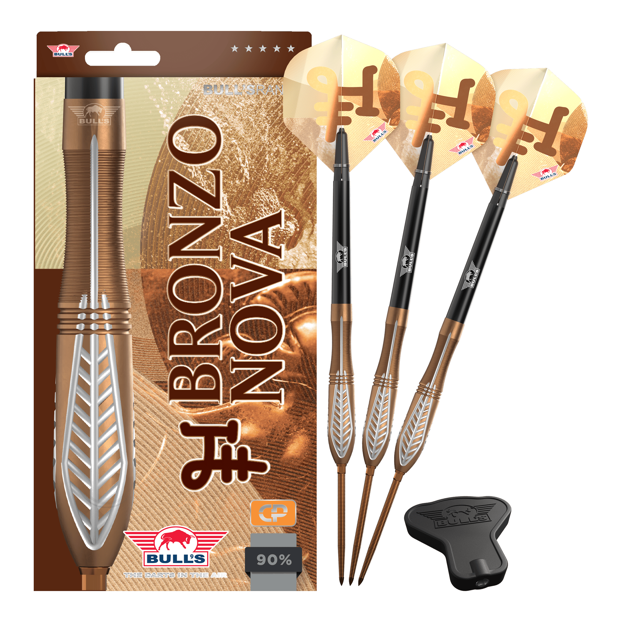 Bulls NL Bronzo Nova Convertible Point Steel Darts