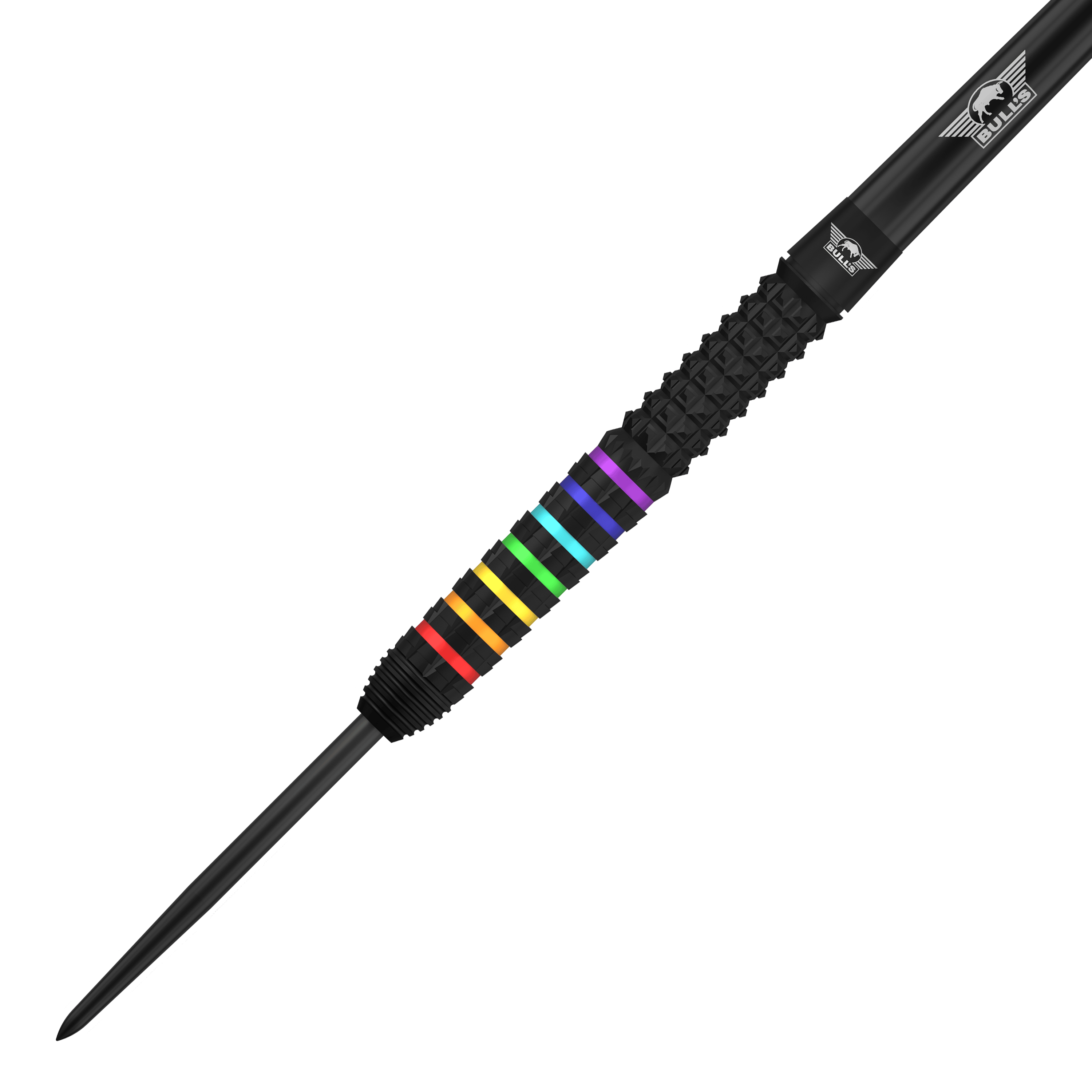 Bulls NL Ricky Evans Rapid 95 steel darts Abgebildet sind die Bulls NL Ricky Evans Rapid 95 Steeldarts mit 23g. Das Foto hebt das Design und die Form der Darts hervor.