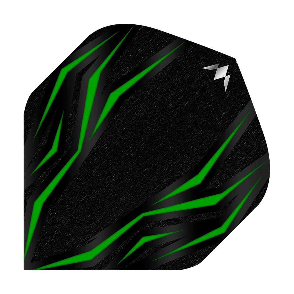 Mission Lava Green No2 Standard Flights Ein einzelner Mission Lava Green No2 Standard Flight ist gut sichtbar. Das Design ist modern.