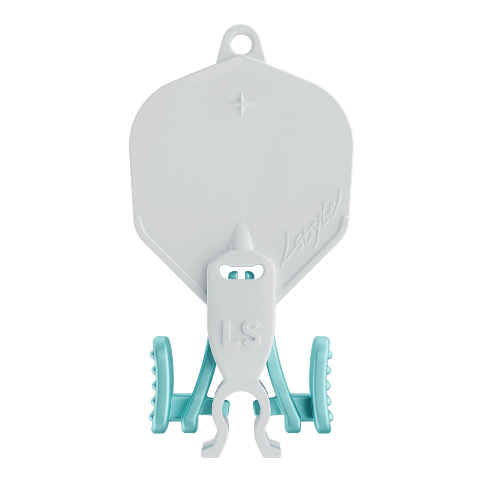 Dieses Bild zeigt das L-Style L-System Key-2 Flight Shaft Remover Tool. Das Produkt dient zum Entfernen von Dart Flights und Shafts.