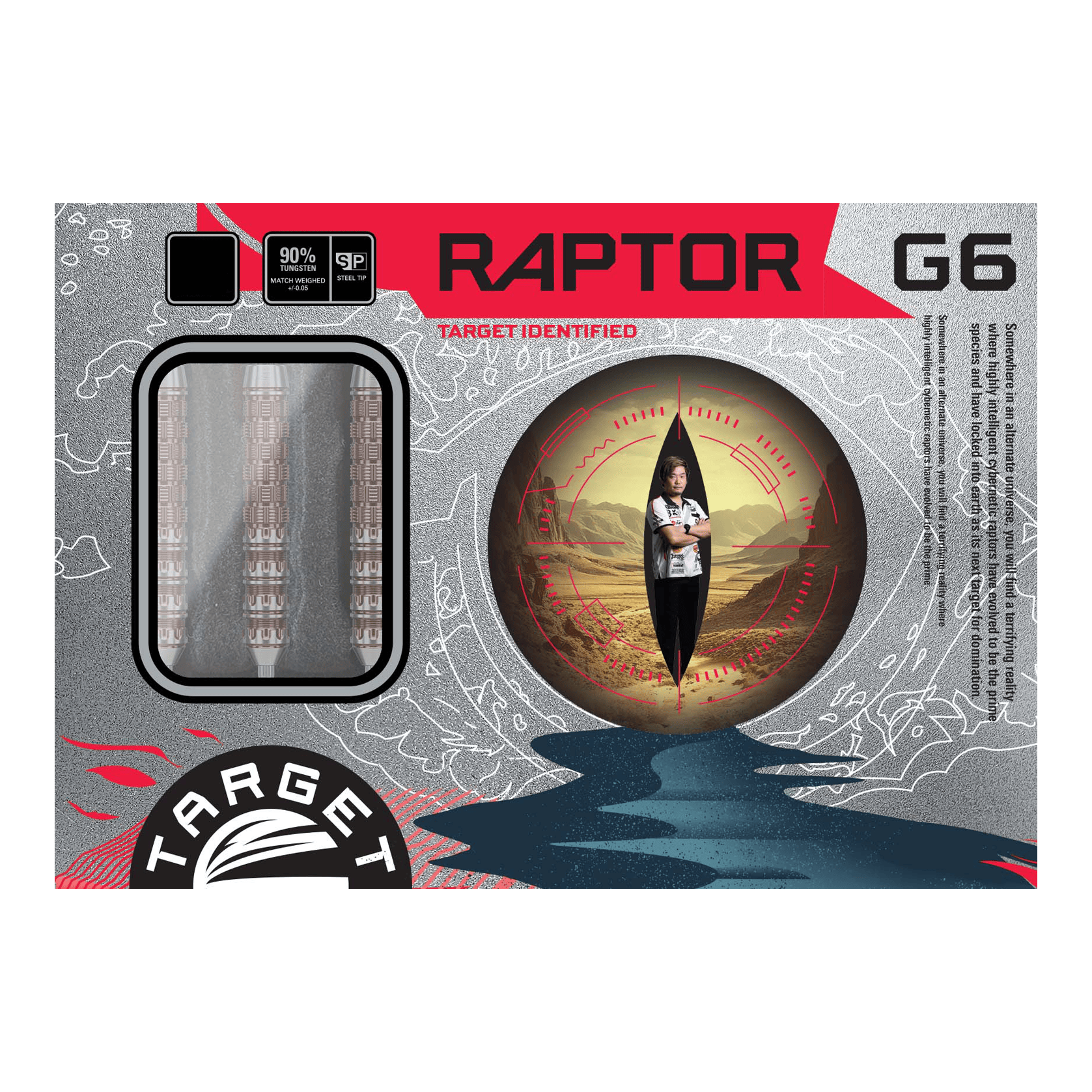 Target Japan Prime Series George Nishitani Raptor GEN6 Swiss Point Steel Darts Abgebildet sind die Target Japan Prime Series George Nishitani Raptor GEN6 Swiss Point Steeldarts. Sie bieten ein professionelles Spielerlebnis.