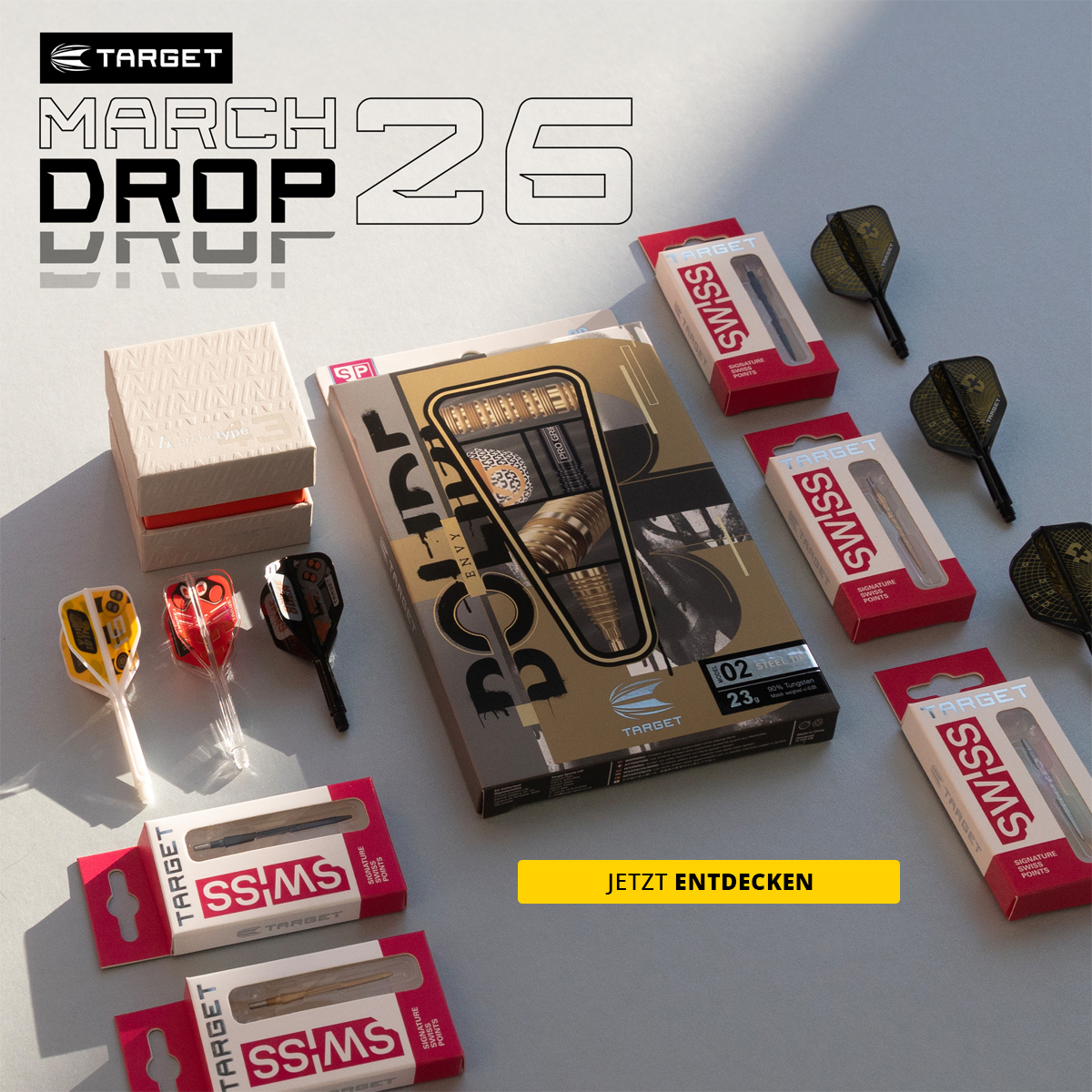 Bild mit dem Dateinamen 2026-03_Target_MarchDrop_Hero. Zeigt vermutlich ein Werbebanner oder eine Werbegrafik.