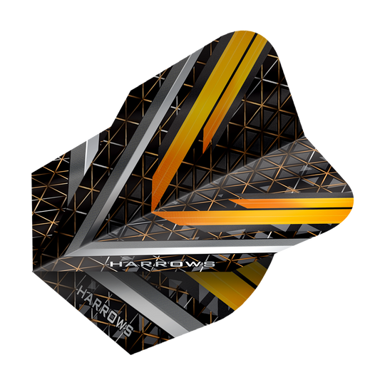 Hier werden Harrows Vulcan No6 Flights präsentiert. Der Artikel steht für Qualität im Dartsport.