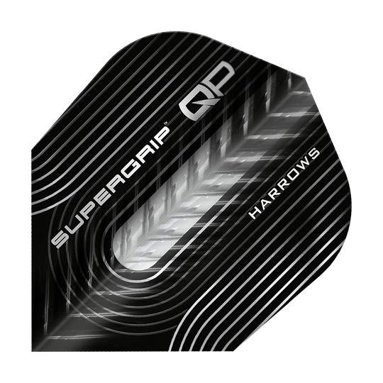 Harrows Supergrip QP No6 Flights Das Bild zeigt die Harrows Supergrip QP No6 Flights. Die Flights sind speziell für Präzision und Stabilität entwickelt.