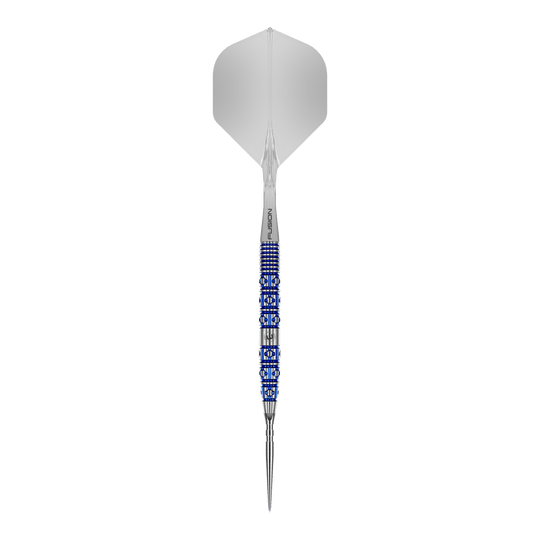 Gezeigt werden die Winmau Lunaris Tapered Switch Point Steeldarts. Das Design unterstützt hohe Präzision beim Werfen.