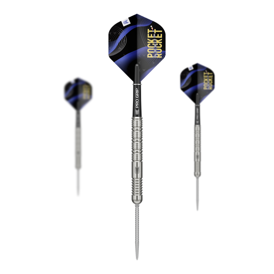 Target Justin Hood Swiss Points Steeldarts - 23g Target Justin Hood Swiss Points Steeldarts - 23g werden abgebildet. Diese Steeldarts sind aus robustem Material und für Profis geeignet.