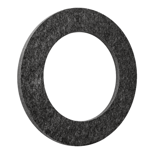 Karella Ultimo steel dartboard surround Das Bild zeigt das Produkt "Karella Ultimo Steeldartboard Surround". Es handelt sich um einen schwarzen, runden Schutzring für Dartscheiben.