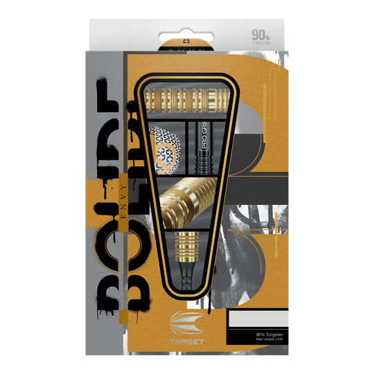 Hier wird das Produkt Target Bolide Envy 10 Softdarts präsentiert. Perfekt geeignet für ambitionierte Dartspieler.