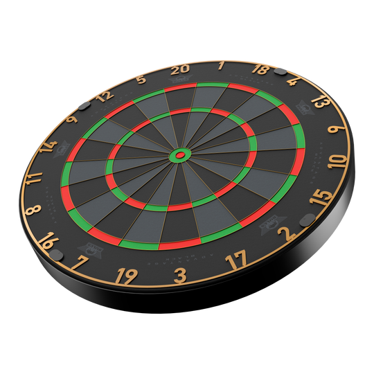 Dieses Bild zeigt das BullsNL Advantage Black Edition Steeldartboard. Es handelt sich um eine zusätzliche Produktdarstellung.