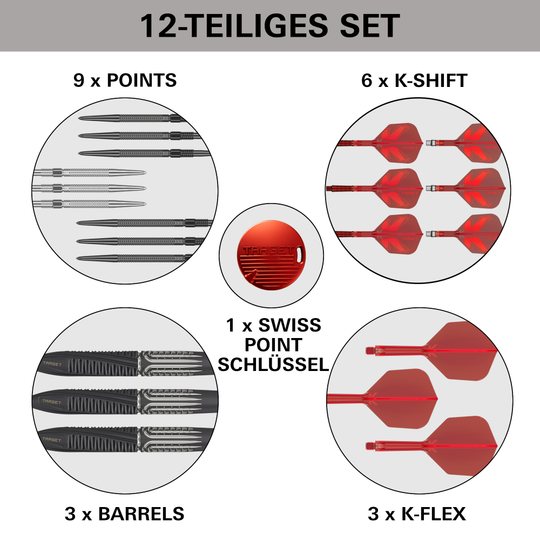 Target Shift Swiss Point Steel Darts Target Shift Swiss Point Steel Darts