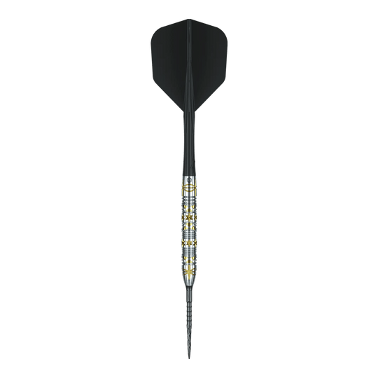 Caliburn Halo H1 steel darts - 22.5 g Auf dem Foto sieht man die Caliburn Halo H1 Steeldarts mit 22,5 g. Die Darts haben ein modernes Design und eignen sich für Turniere und Freizeit.