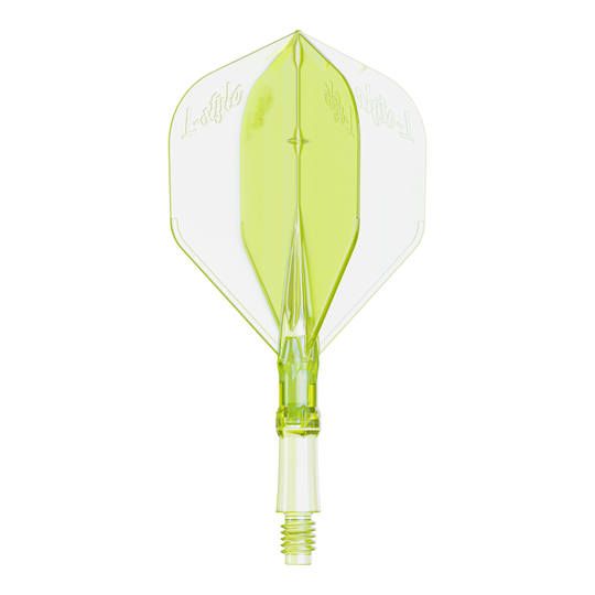 L-Style L-Sytem Flights - Neon Yellow Kleine Dart-Flights in auffälligem Neongelb, vermutlich für das L-System. Diese Flights bieten eine auffällige Farbalternative für Darts.