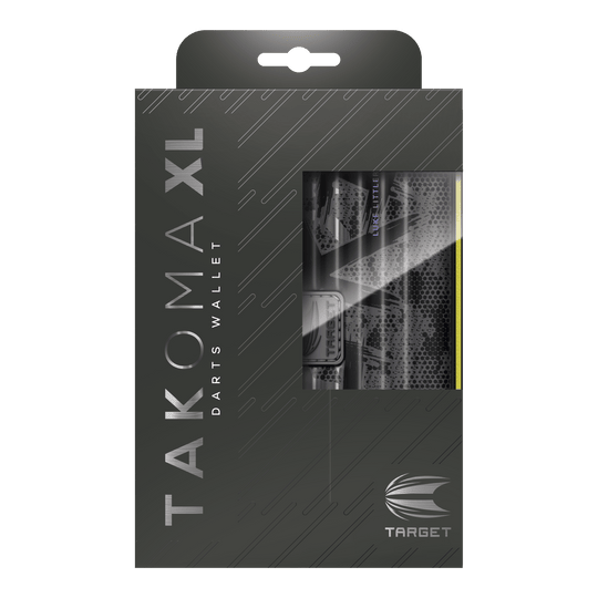 Takoma XL Ghost Series Luke Littler dart case Dieses Bild stellt das Takoma XL Ghost Series Luke Littler Dartcase dar. Es handelt sich um ein extra großes Dartcase für Darts und Zubehör.