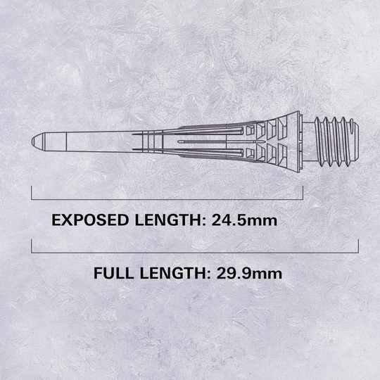 Das Bild zeigt die Target Cryo Softdartspitzen im 30er Pack in Schwarz. Diese Pfeilspitzen sind für Softdarts geeignet.