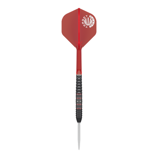 Dieses Bild zeigt die Target Japan Prime Series Diamond Kosuzu Iwao GEN4 Swiss Point Steeldarts. Die hochwertigen Steeldarts sind für professionelle Dartspieler konzipiert.