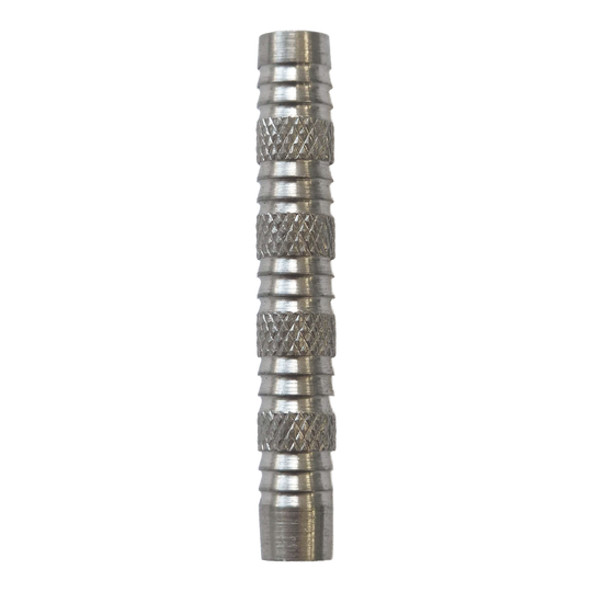 McDart Knurled Shark Softdart Barrels - 18g Abgebildet ist das Produkt McDart Knurled Shark Softdart Barrels - 18g. Das Bild zeigt einen strukturierten Softdart-Barrel.