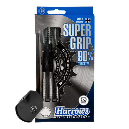 Harrows Supergrip 90 Quick Point Steel Darts Harrows Supergrip 90 Quick Point Steel Darts