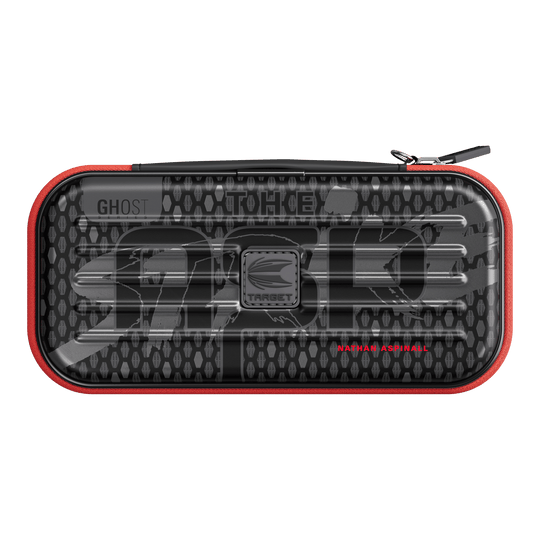 Abgebildet ist das Takoma Ghost Series Nathan Aspinall Dartcase. Das Dartcase bietet optimalen Schutz für Dartpfeile.