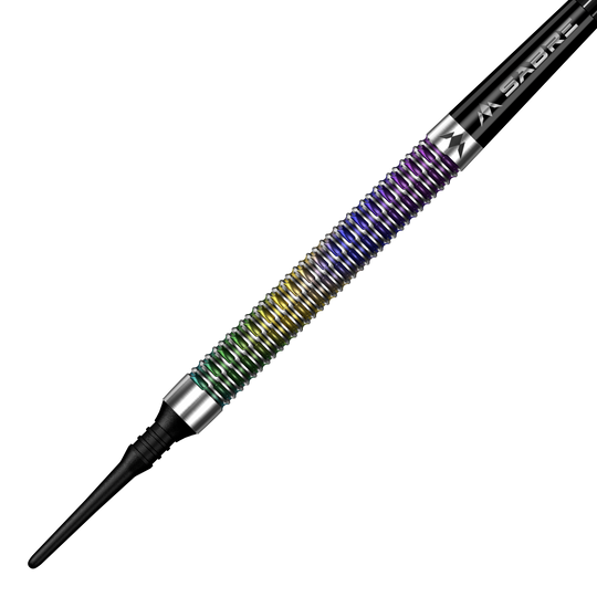 Mission Kaleidos soft darts - 19g Auf dem Bild sieht man Mission Kaleidos Softdarts - 19g. Diese Softdarts sind für Präzision und gutes Handling bekannt.