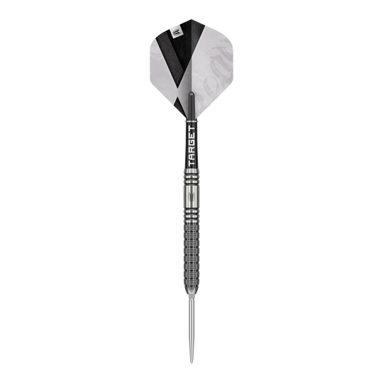Abgebildet sind die Target Beau Greaves GEN1 Swiss Point Steeldarts. Die Darts liegen nebeneinander und zeigen das Design des Modells.