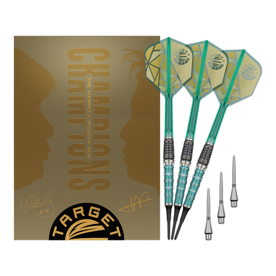Target Japan The Rising Miracle Combination Limited Edition Softdarts - 21.5g Target Japan The Rising Miracle Combination Limited Edition Softdarts - 21.5g
