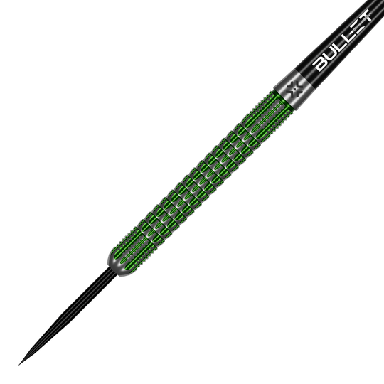 Dieses Bild zeigt die Bullet Gator Steeldarts. Die hochwertigen Steeldarts sind geeignet für ambitionierte Dartspieler.