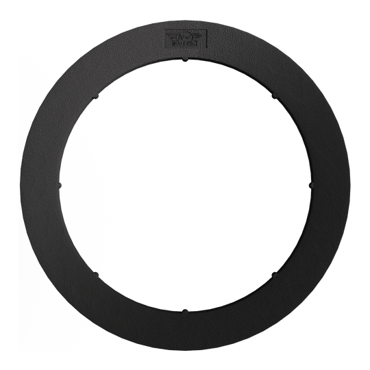 Bulls NL Lumo Light Surround lighting system Das Bild zeigt das Produkt 'Bulls NL Lumo Light Surround Beleuchtungssystem'. Es handelt sich um einen runden, schwarzen Ring, der zur Beleuchtung eines Dartboards verwendet wird.