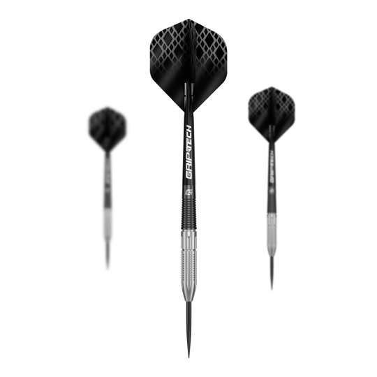 Das Bild zeigt die GOAT Reload Steeldarts. Sie sind speziell für Dartspieler gestaltet.