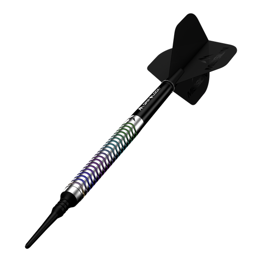 Mission Mirage Softdarts - 20g wird hier gezeigt. Das Bild zeigt die Softdarts aus nächster Nähe.