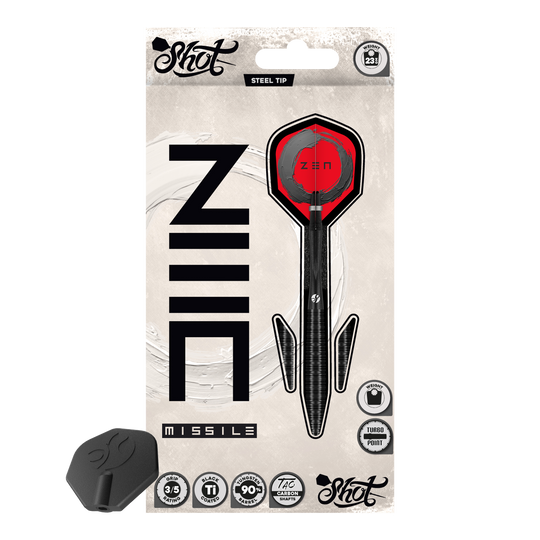 Shot ZEN Missile Turbo Point Steeldarts - 23g Shot ZEN Missile Turbo Point Steeldarts - 23g