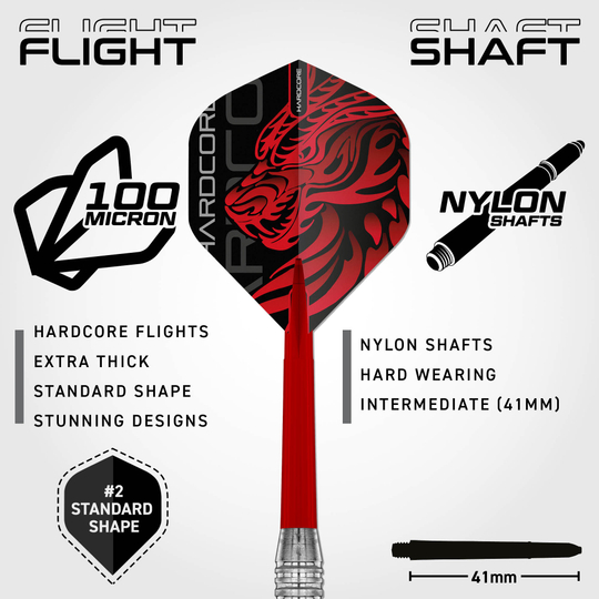 Red Dragon Jonny Clayton Brass Steel Darts - 21 g Red Dragon Jonny Clayton Brass Steel Darts - 21 g