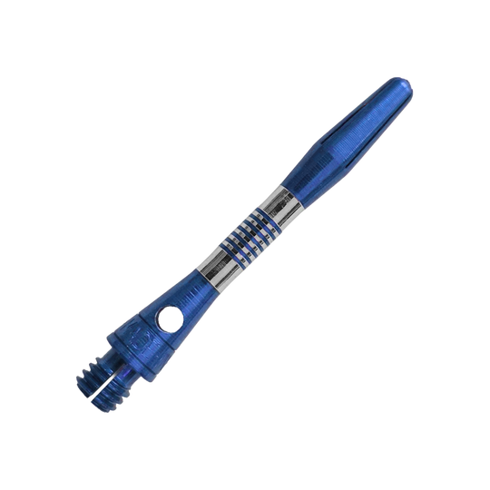 Bulls NL Cetra Aluminium Shafts - Blue Blauer Aluminium Dart Schaft mit 34mm Länge ist zu sehen. Ideal für individuelle Dartpfeile und Präzision beim Spiel.