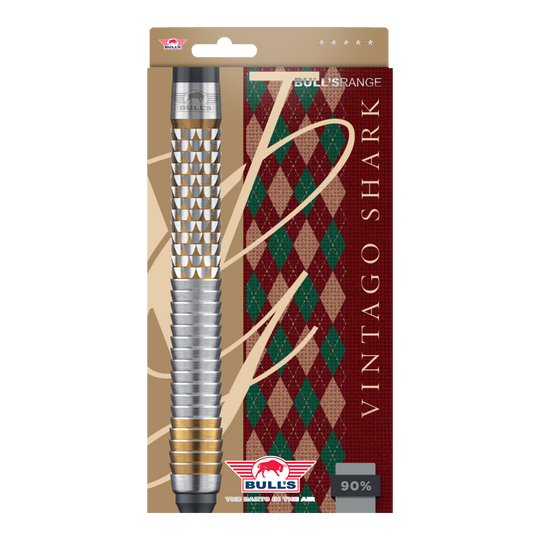 Bulls NL Vintage Shark Soft Darts - 18g Hier sieht man die Bulls NL Vintago Shark Softdarts - 18g. Sie sind ideal für Softdartspieler geeignet.