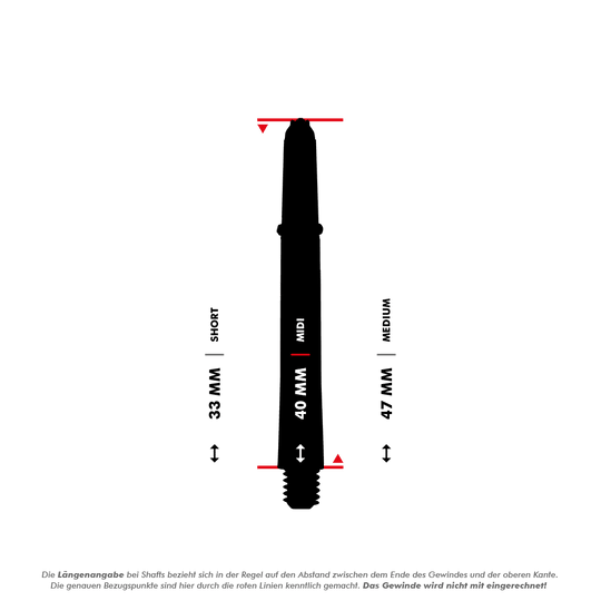 Harrows Supergrip Ignite Shafts - Red