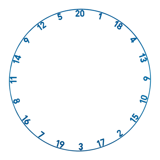 Precise 180 OnePiece Lasercut Number Ring Das Bild zeigt ONE1090_Precise180_OnePiece_Lasercut_Zahlenring_ArcticBlue_1. Die Abbildung dient zur Veranschaulichung dieses Produkts oder Dateinamens.