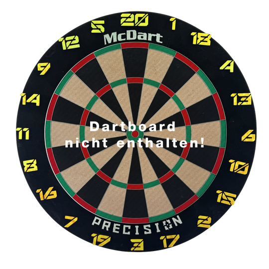 McDart Dartboard Number Rings / Number Ring Cyber Dieses Bild heißt 'Cyber Gelb Board'. Vermutlich ist ein Board oder eine Platte in der Farbe Gelb abgebildet.