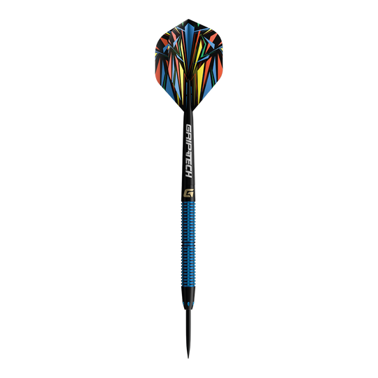 GOAT Athlete Blue Tungsten Steel Darts Auf diesem Bild sind die GOAT Athlete Black Tungsten Steeldarts abgebildet. Diese Darts bestehen aus hochwertigem Tungsten.