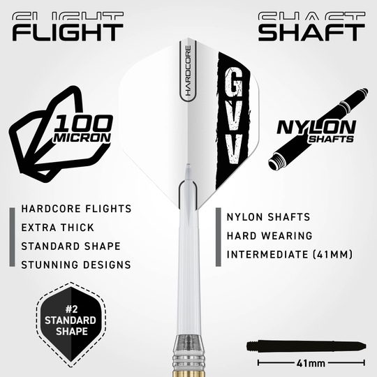 Red Dragon Gian Van Veen Brass Steeldarts - 21 g Red Dragon Gian Van Veen Brass Steeldarts - 21 g